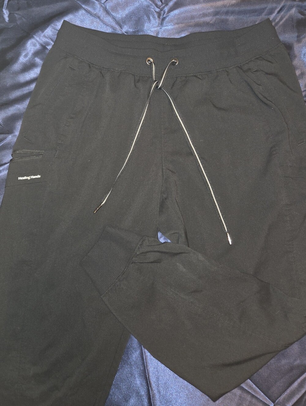 Healing Hands Jogger Scrub Bottoms- L